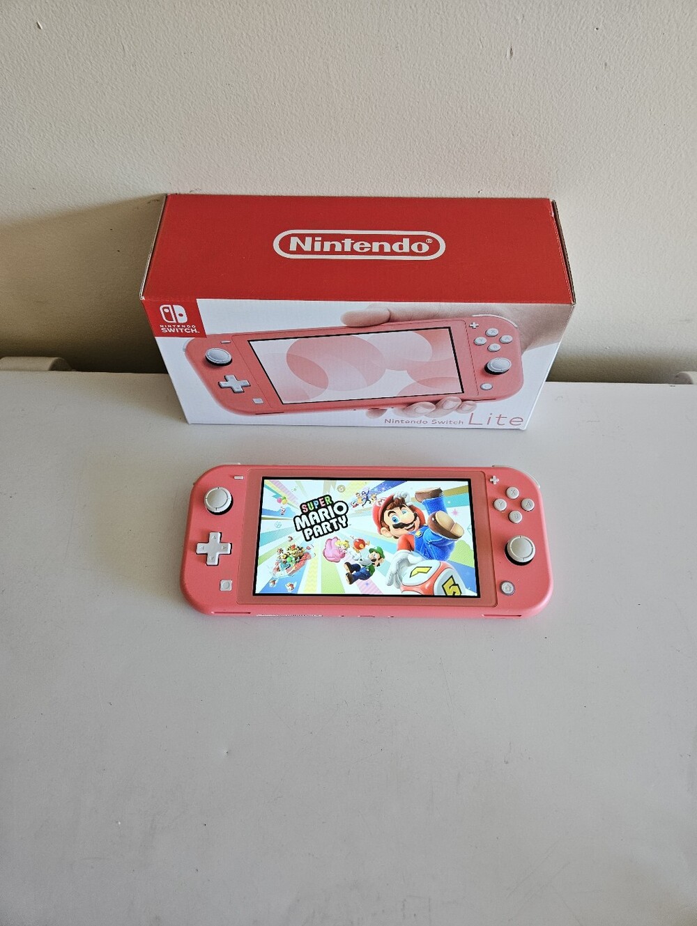 Nintendo Switch Lite Pink Handheld Console w/Original Box! Tested & Working! - Picture 8 of 8